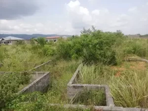 Land With 3 BDRM Foundation for Sale Dodowa Opata Junction-1